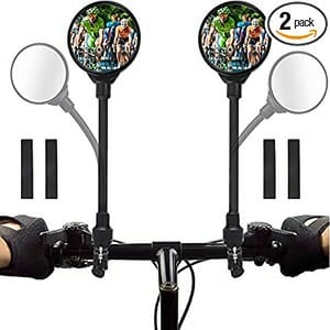 Bike Mirror 2 Pack Handlebar Rearview Mirrors 1